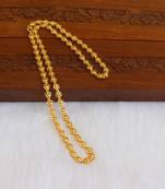 Kerala style gold plated heart shape chain