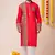 Red heavy rayon navratri special traditional kurta pyjama