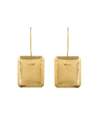 Beautiful gold tone drop earrings 3