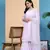 Trendmalls Women's Georgette Embroidery Sequins Work Kurta Sharara Set with Dupatta Kurta Set for Women