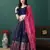 Blue Jacquard Lehenga Choli