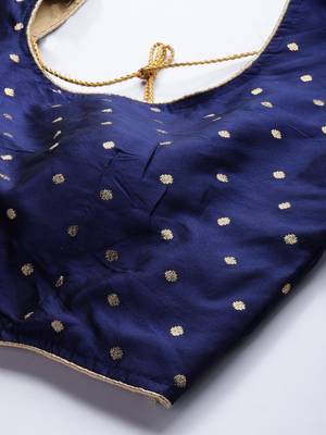 Blue and Red Party Wear Lehenga Choli for Women 5