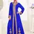 Royal Blue color Full Sleeves Handmade Moroccan Kaftan