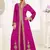 Wine color Full Sleeves Handmade Moroccan Kaftan