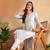 Women Blue color rayon blend embroidered fancy Only kurta