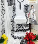 White Casual Salwar Suit for Women