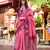 Pink Designer Weaving silk blend Saree With Blouse