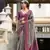 Grey Designer Weaving Soft Linen Saree With Blouse