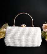 White opal obsession clutch