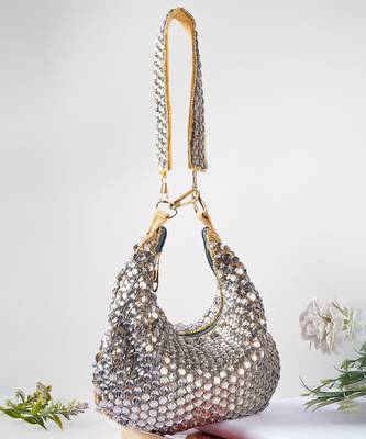 Brown smoky quartz purse 1