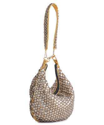 Brown smoky quartz purse 3