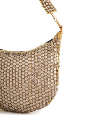 Brown smoky quartz purse 5
