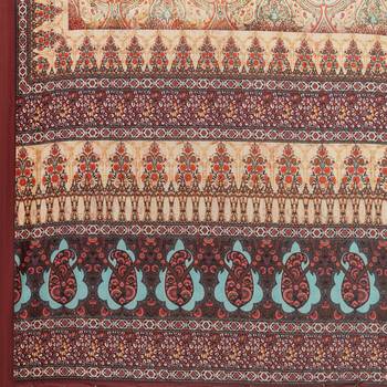 Digital print assam silk dupatta for women and girls to wear on gown chaniya choli kurti etc 5