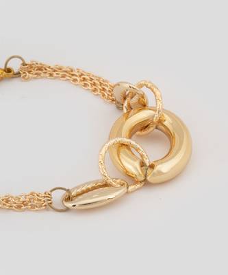 Gold elegance link bracelet 2