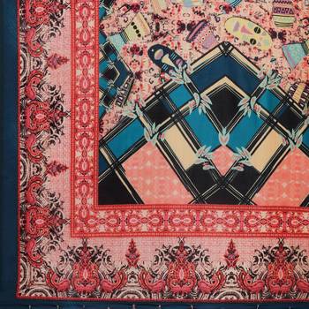 Digital print assam silk dupatta for women and girls to wear on gown chaniya choli kurti etc 5