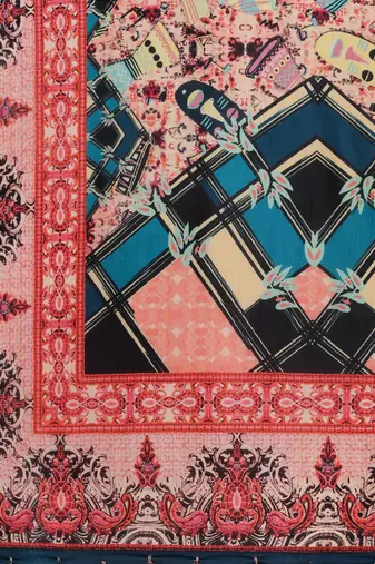 Digital print assam silk dupatta for women and girls to wear on gown chaniya choli kurti etc