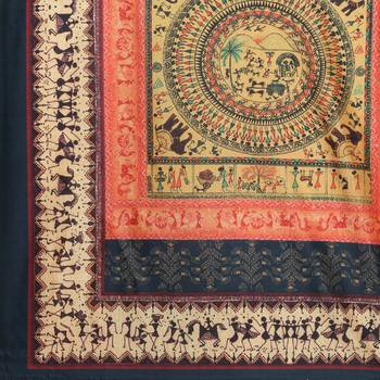 Digital print assam silk dupatta for women and girls to wear on gown chaniya choli kurti etc 5