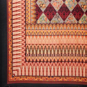 Digital print assam silk dupatta for women and girls to wear on gown chaniya choli kurti etc 4