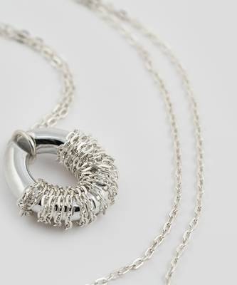 Silver tranquality necklace 2