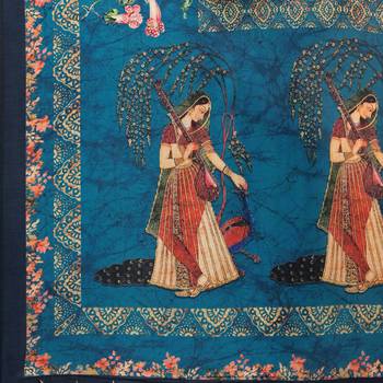 Digital print assam silk dupatta for women and girls to wear on gown chaniya choli kurti etc 5