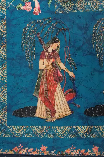Digital print assam silk dupatta for women and girls to wear on gown chaniya choli kurti etc