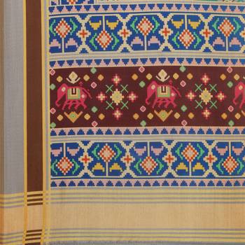 Digital print assam silk dupatta for women and girls to wear on gown chaniya choli kurti etc 5