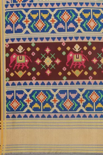 Digital print assam silk dupatta for women and girls to wear on gown chaniya choli kurti etc