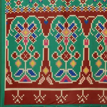 Digital print assam silk dupatta for women and girls to wear on gown chaniya choli kurti etc 5