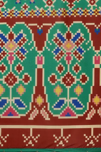 Digital print assam silk dupatta for women and girls to wear on gown chaniya choli kurti etc