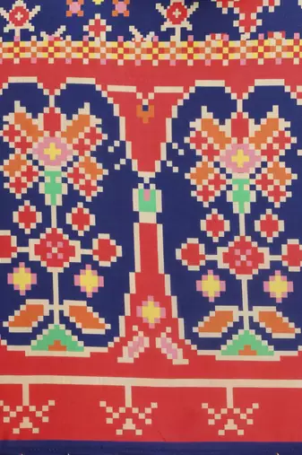 Digital print assam silk dupatta for women and girls to wear on gown chaniya choli kurti etc