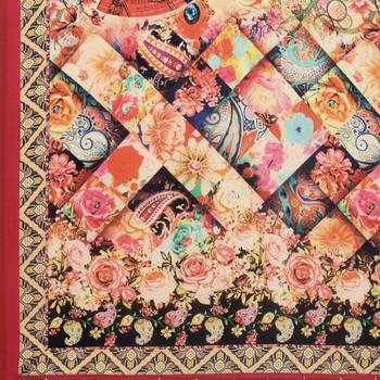 Digital print assam silk dupatta for women and girls to wear on gown chaniya choli kurti etc 5