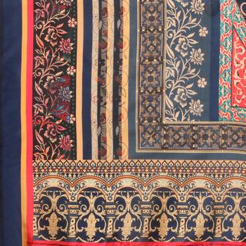Digital print assam silk dupatta for women and girls to wear on gown chaniya choli kurti etc 5