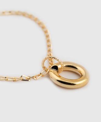 Gold silent sparkle necklace 2