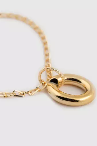 Gold silent sparkle necklace