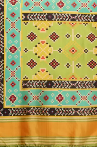Digital print assam silk dupatta for women and girls to wear on gown chaniya choli kurti etc