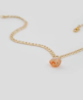 Beige celestial gleam necklace 2
