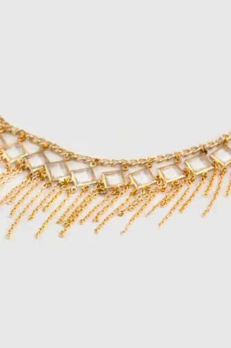 Yellow luxe embrace necklace