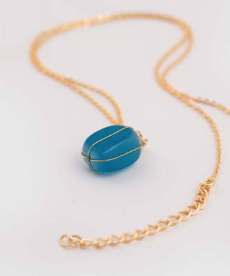 Blue serenade sparkle necklace 2