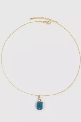 Blue serenade sparkle necklace