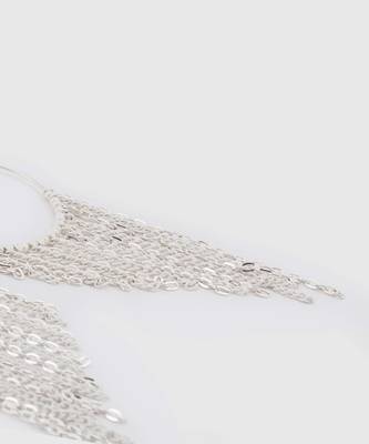 Silver luminance earrings 2