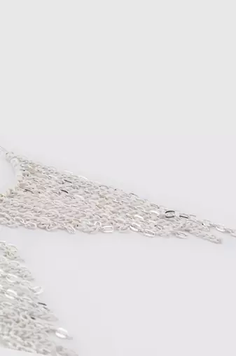 Silver luminance earrings