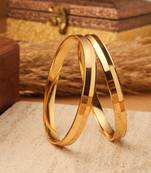 Timeless Elegance Gold-Plated Bangles