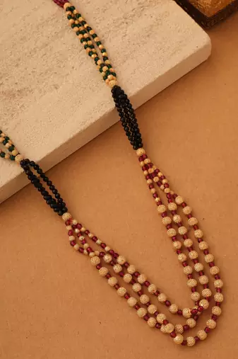 Occasion Wear Multicolour Long Necklace