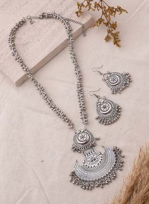 Oxidized Necklace Set for Navratri 3