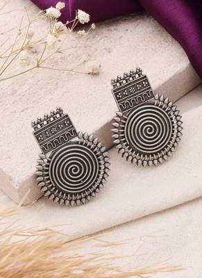 Silver alloy earrings 3