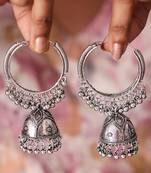 Silver alloy earrings