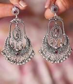 Silver alloy earrings