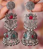 Silver alloy earrings