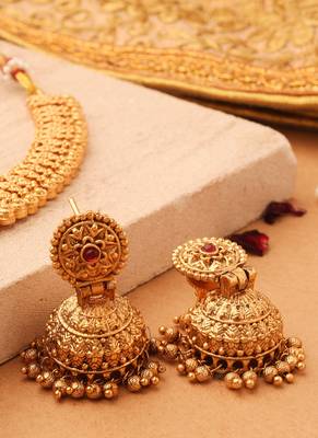 Gold gold plated alloy necklace sets 2