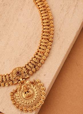 Gold gold plated alloy necklace sets 4